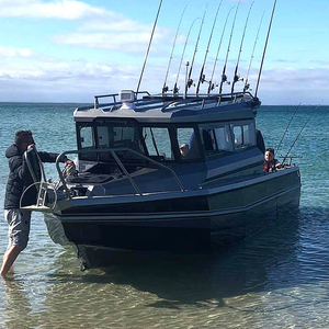 New 7.5m 25ft easycraft <span class=keywords><strong>Marine</strong></span> lớp tấm nhôm cabin thuyền đánh cá offshore thuyền - Product Image 2