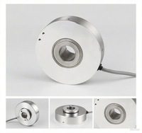 Encodeur de vitesse, d'angle et de position rotatif REC80B haute résolution 10800PPR 80mm à arbre creux