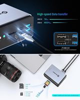 Station d'accueil 15-en-1 en alliage d'aluminium Type C, prise en charge triple moniteur MST, USB-C 2.0 PD 100W pour Mini Portable 2.0