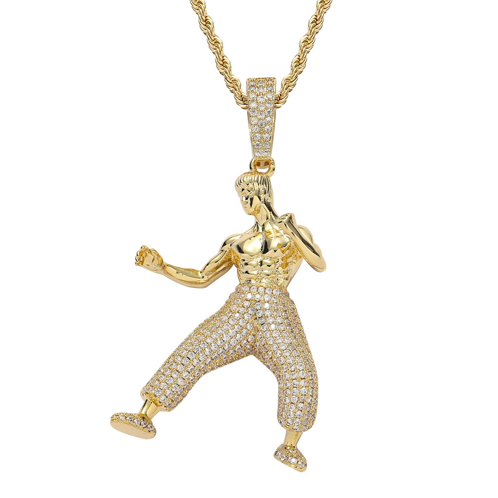 Or (chaîne en corde de 3 mm x 24 pouces)