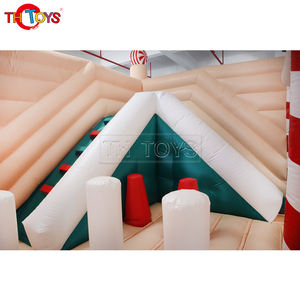 Château gonflable commercial en PVC, combo Père Noël <span class=keywords><strong>de</strong></span> Noël, <span class=keywords><strong>trampoline</strong></span> gonflable, 5,6x4,9x4mH, capacité <span class=keywords><strong>de</strong></span> 10 personnes, 2-4 ans - Product Image 5