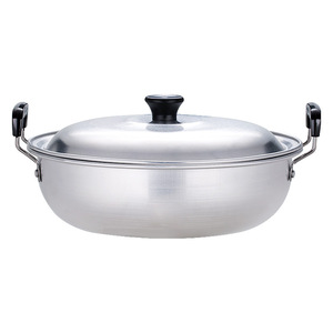 Aluminum Soup <b>Pot</b> 3.1-4L Double Handles With <b>Lid</b> Easy Cleaning Household Use - Product Image 4