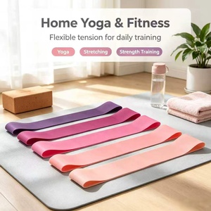 Ensemble de bandes de résistance pour yoga et fitness, directement de l'usine, personnalisable, pour entraînement des fessiers, bandes en caoutchouc pour exercices de gym - Product Image 1