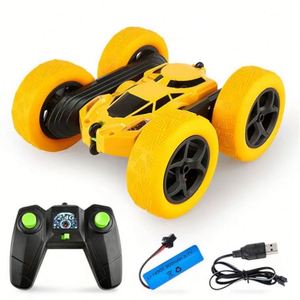 Coche de Acrobacias a Control Remoto por Gestos con Radio, Escala 1:28, Doble Cara, Juguete - Product Image 1