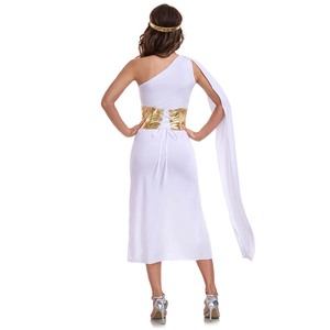 Costume de Carnaval Halloween Mythe Grec Antique Noir Blanc Princesse Romaine Égyptienne Cosplay Robe de Soirée Fantaisie TRAD-011 - Product Image 4