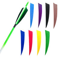 Plume de dinde pour flèches d'arc classique 3/4/5 pouces pour le tir en fibre de verre flèches en bambou en bois de carbone chasse tir à l'arc ciblage