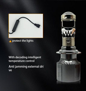 Phare LED H4 à succès, 60W 6000 lm 6000K 12V, mini projecteur avec garantie de 2 ans pour voiture universelle - Product Image 5