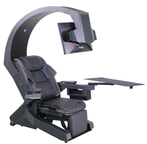 Fauteuil <span class=keywords><strong>PC</strong></span> inclinable zéro gravité IW320, très vendu, avec fonction massage, comme support Altwork, jusqu'à 5 moniteurs, confortable et facile à utiliser - Product Image 4