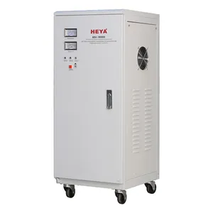 220V 30KVA Single Phase AC Servo Type AVR Automatic Voltage Regulators Stabilizers With Fan