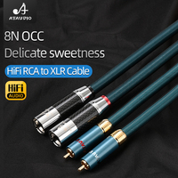 Câble d'interconnexion HIFI OCC 2RCA vers 2XLR mâle vers mâle/femelle - Câble audio de haute qualité pour amplificateur DVD/CD/DAC haut-parleur