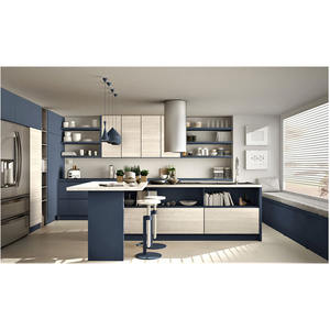 Porte d'armoires de cuisine Armoires de cuisine en métal Profil en J en <span class=keywords><strong>aluminium</strong></span> pour armoires de cuisine - Product Image 2