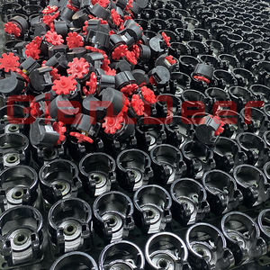 Rodas ajustáveis da altura do pé do nylon do nivelamento industrial da placa superior da fábrica - Product Image 5