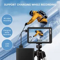 SJCAM SJ8 IPS 터치 스크린 4K 캠 방수 HD 듀얼 스크린 Wifi 30FPS 비디오 스포츠 액션 스포츠 카메라