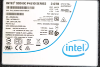 Intel P4510 2T AS. 2 NVMe SSD kelas perusahaan (Solid State Drive)