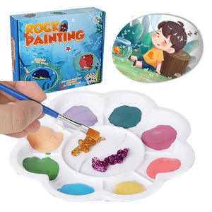 Disegno di Graffiti creativi personalizzati giocattolo didattico kit di attività artigianali fai da te Eco Friendly pittura di roccia per i bambini - Product Image 3