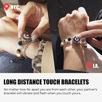 Bracelet Soleil et Lune totwoo en gros, bracelets intelligents à distance pour couples avec fonction de vibration