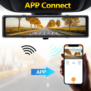 IPoster Dash Cam 12 Pollici con WIFI GPS, Telecamera HD con Visione a 360°, Sistema DVR per Auto, Registratore Specchietto Retrovisore, Kit Video 4 Canali 1080P - Product Image 5