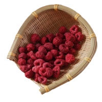 Frambuesas Enteras Liofilizadas Premium para Bebidas y Artes Culinarias, Color Vibrante, Infusión de Sabor Intenso, Ideal para Postres
