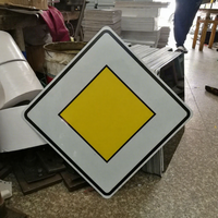 Plaque de signalisation routière en métal réfléchissant, panneau de signalisation routière en aluminium, panneau de sécurité routière en métal, plaque murale en étain