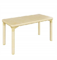 Mesa Infantil de Madera de Buena Calidad con Certificación TUV, 45 cm de Altura para Aprendizaje en Guarderías