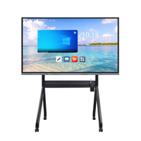 Tableau blanc électronique intelligent à grand écran pour diffusion en direct au bureau, formation multimédia, vidéoconférence, tablette