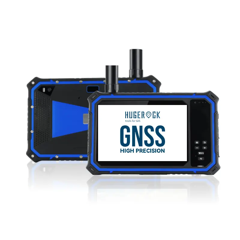 HUGEROCK G80F 고정밀 측량 및 매핑 기기 GPS GNSS RTK 포지셔닝 안드로이드 13 견고한 태블릿 PC 컴퓨터