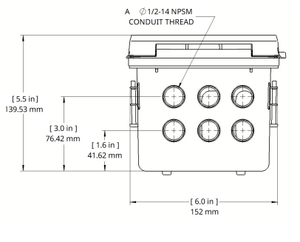 Support de montage mural ou sur tuyau pour analyseurs de gaz à double canal Rosemount 1058, prix direct usine, compatible avec les modèles 1058, 56, 1066, 1056, 1057 - Product Image 5