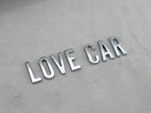 ABS in plastica alta 20mm cromata emblema auto <span class=keywords><strong>lettere</strong></span> Decorative universali per qualsiasi auto adesivo adesivo auto - Product Image 3