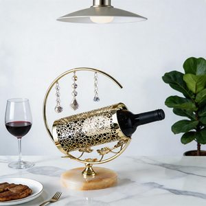 Creative European Light Luxury Style Iron <b>Wine</b> <b>Cabinet</b> Entrance Decoration <b>Wine</b> Holders Barware Home Furniture - Product Image 1
