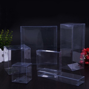 Boîte d'emballage rectangulaire pliable transparente en PET recyclé personnalisée pour bougies et artisanat avec impression UV - Product Image 5