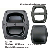 Accessoires Poignée combinée dissimulée en aluminium avec cordon de serrage, poignée hexagonale pour boîte à air, dimensions 160L*150W*55H mm