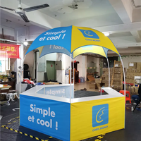 AOLI Dôme publicitaire extérieur à affichage hexagonal kiosque gazebo tente dôme glamping tente pour les ventes promotionnelles