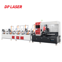 Machine de découpe laser automatique à alimentation de tubes métalliques 3D DP Laser 1500W 2000W 3000W Découpeuse laser CNC
