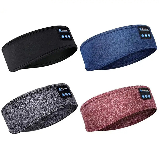 Eye Mask BT5.0 Headphones Headband Wireless Built-in Ultra-thin HD Stereo Headset for Sports Portable Earphone Sleep Headphones
