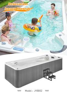 Fiber de verre spa <span class=keywords><strong>piscine</strong></span> enterrée <span class=keywords><strong>piscine</strong></span> spa de nage 6 m spas de nage - Product Image 4