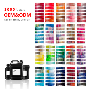 2025 New nhãn hiệu riêng ngâm tắt 3000 Màu sắc gel móng tay số lượng lớn UV Gel đánh bóng móng tay cho salon - Product Image 6