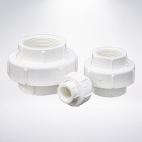 Raccords de plomberie standard BS en plastique PVC pour l'alimentation en eau COUDE FEMELLE RÉDUCTEUR EN T ADAPTATEUR UNION 1/2 "~ 4"