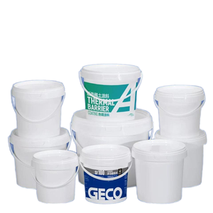 Seau en étain couvercle de baril vis scellé épaissi cuit en caoutchouc de qualité peinture conteneur de stockage chimique Zeda - Product Image 3