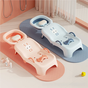 Chaise <span class=keywords><strong>de</strong></span> lavage <span class=keywords><strong>de</strong></span> cheveux pour bébé avec bac <span class=keywords><strong>de</strong></span> rinçage, fauteuil inclinable portable pour le lavage des cheveux des enfants avec support <span class=keywords><strong>de</strong></span> nuque souple et accoudoirs antidérapants - Product Image 5