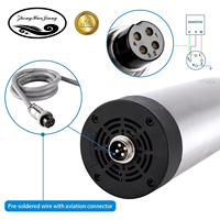 Vente flash : moteur de broche CNC électrique refroidi par air de 1,5 kW, diamètre 80 mm, ER11, 24000 tr/min, avec norme CE pour fraisage et perçage CNC