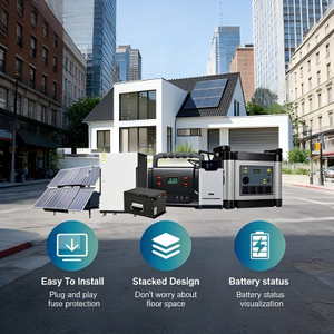 Approvisionnement direct usine : Système solaire domestique mural de stockage d'énergie de haute qualité 51,2 V avec batterie lithium-ion, sortie 20-50 kW - Product Image 6