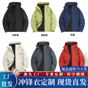 Outdoor Windproof Waterproof Breathable 3 In 1 Jacket With Removable Liner Unisex Hiking Coat - Product Image 5
