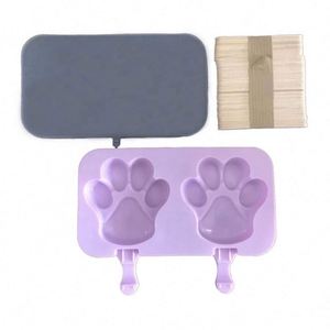 BPA Free Popsicle Mold Reusable Easy Release <b>Ice</b> <b>Maker</b> Custom Cartoon Design Silicone Popsicle <b>Ice</b> Mold With Wooden Sticks - Product Image 5