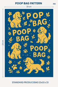 Sacs de caca biodégradables écologiques de marque pour chiens sac de caca en plastique épais en matériau épi pour déchets de chien - Product Image 3