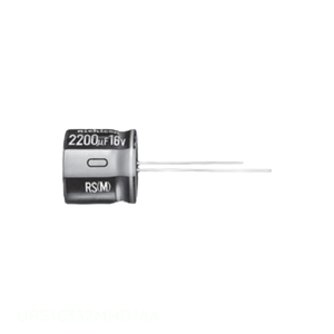 ตัวเก็บประจุ URS1C332MHD1AA ขั้ว16V ผ่านรู MF คาปาซิเตอร์ของแท้ - Product Image 1