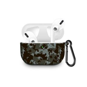 Funda de silicona suave con patrón de camuflaje para auriculares para <span class=keywords><strong>airpods</strong></span> <span class=keywords><strong>pro</strong></span> funda protectora - Product Image 1