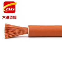 Cable de Soldadura de Cobre Estándar 1/0 2/0 3/0 4/0 AWG, Cable de Soldadura Flexible de Alta Calidad para Trabajo Pesado, Doble Capa