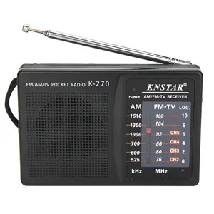 2021 Newest MINI DC Radio AM FM 2 Band Radio With Earphone Jack