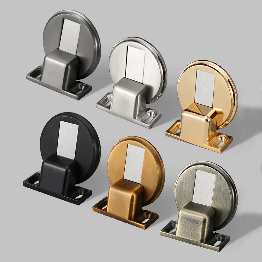 Kak — butoir de porte magnétique Invisible moderne, quincaillerie pour porte coulissante à montage au sol d'hôtel Simple