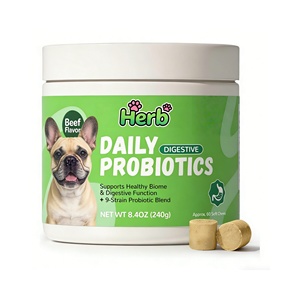 Proveedor de Golosinas Masticables Probióticas para Perros, Marca Privada OEM/ODM, para la Salud Intestinal de las Mascotas, Alimentos y Suplementos para Mascotas - Product Image 1